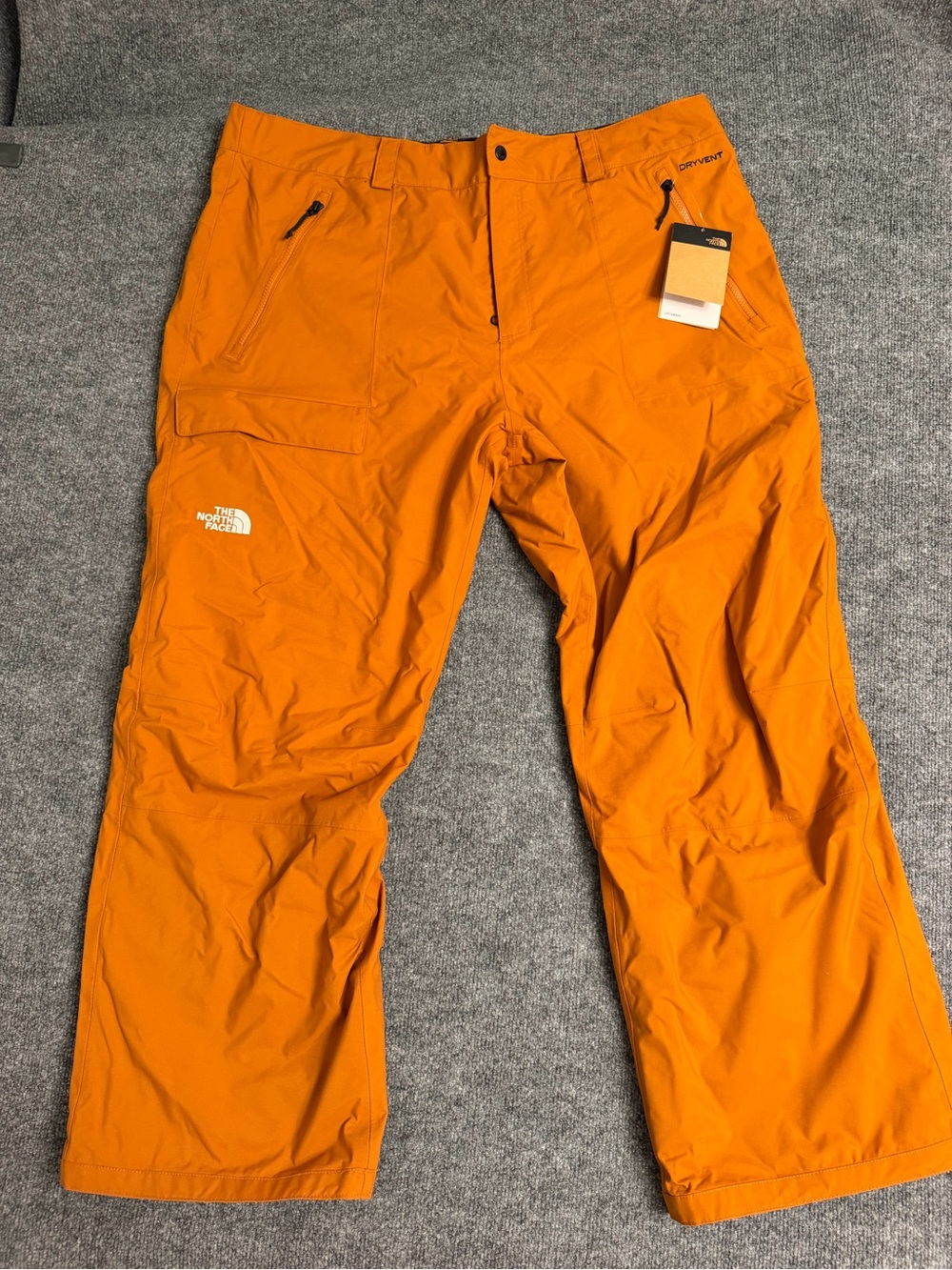 The North Face Men’s Orange Cargo Snow Pants
